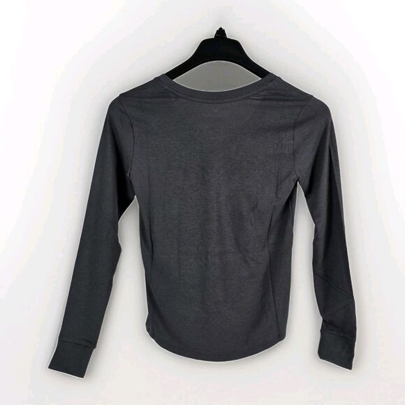 NEW UNIVERSAL STANDARD Long Sleeve V Rex TEE Top WOMENS 4XS Slate - Picture 4 of 11